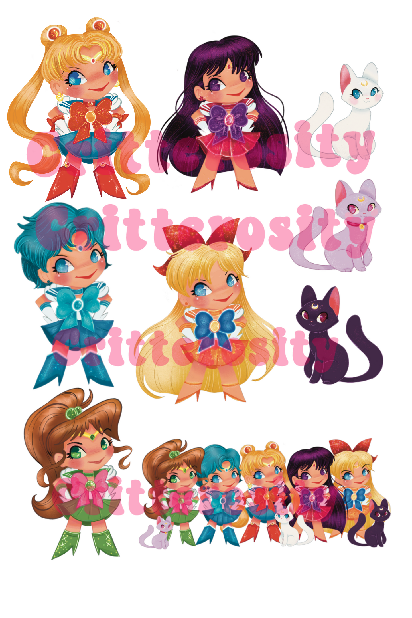 Sailor Scouts & Cats