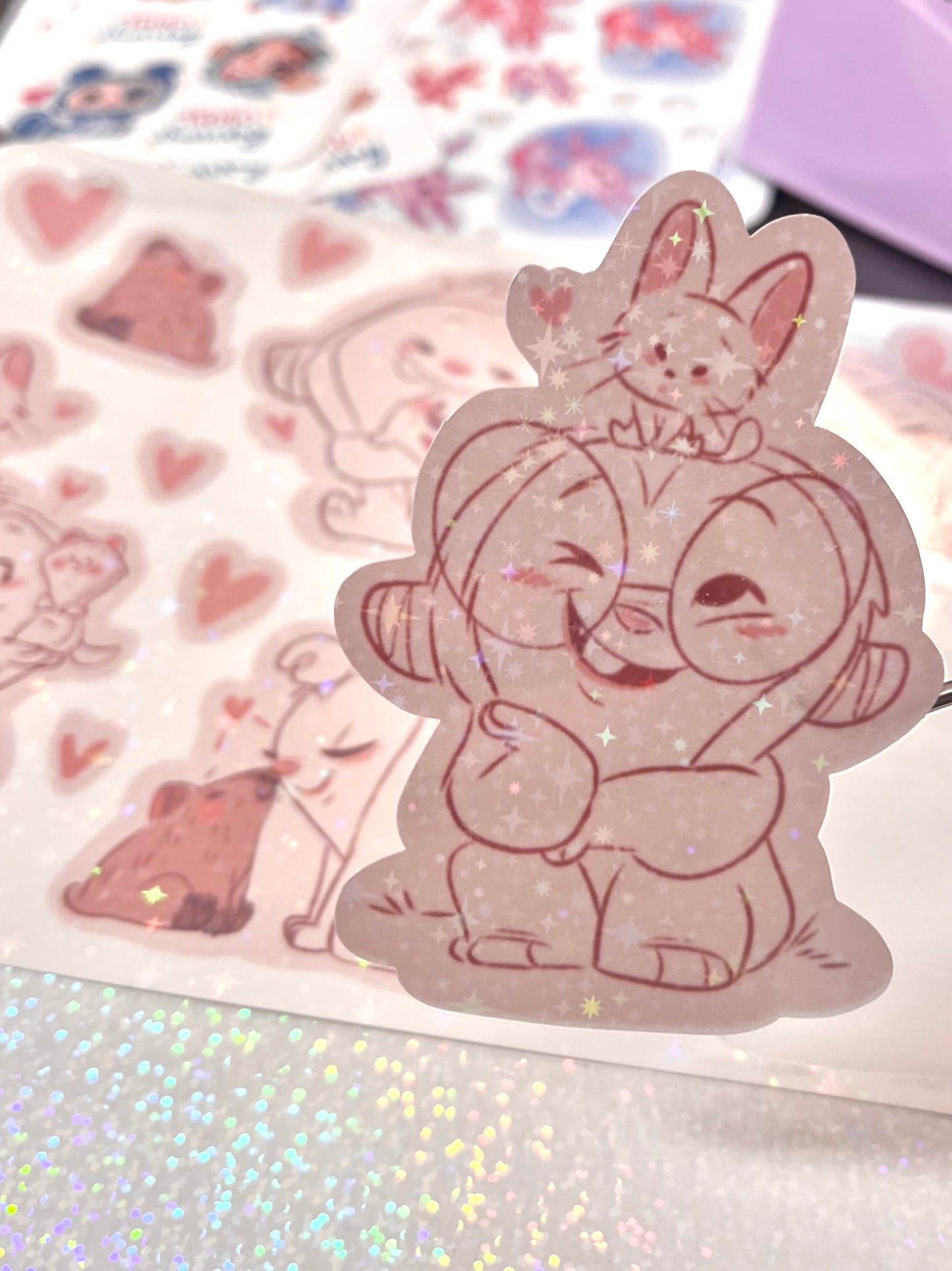 Squatch Animal Lovers - Sticker Sheet