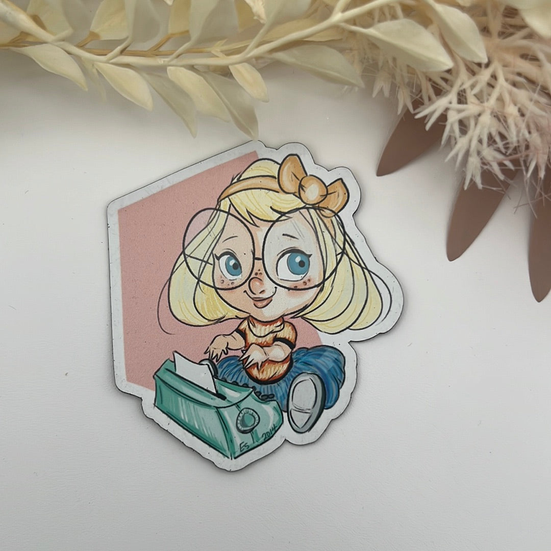 Little Typer Magnet
