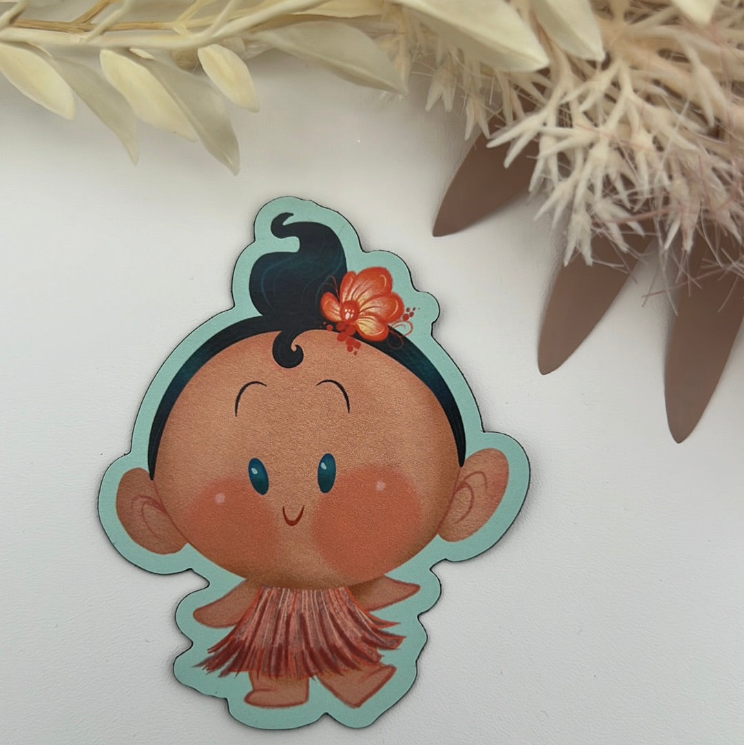 Hula Baby Magnet
