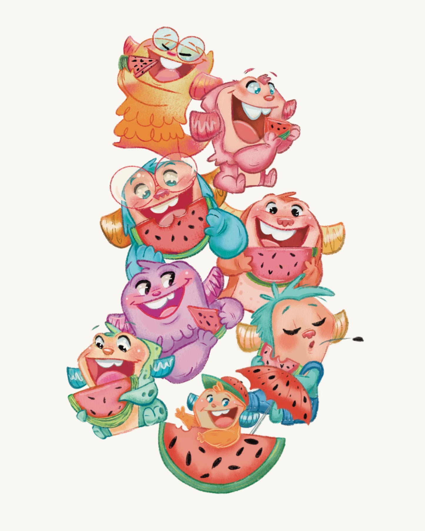 Stickers - Watermelon Squatch