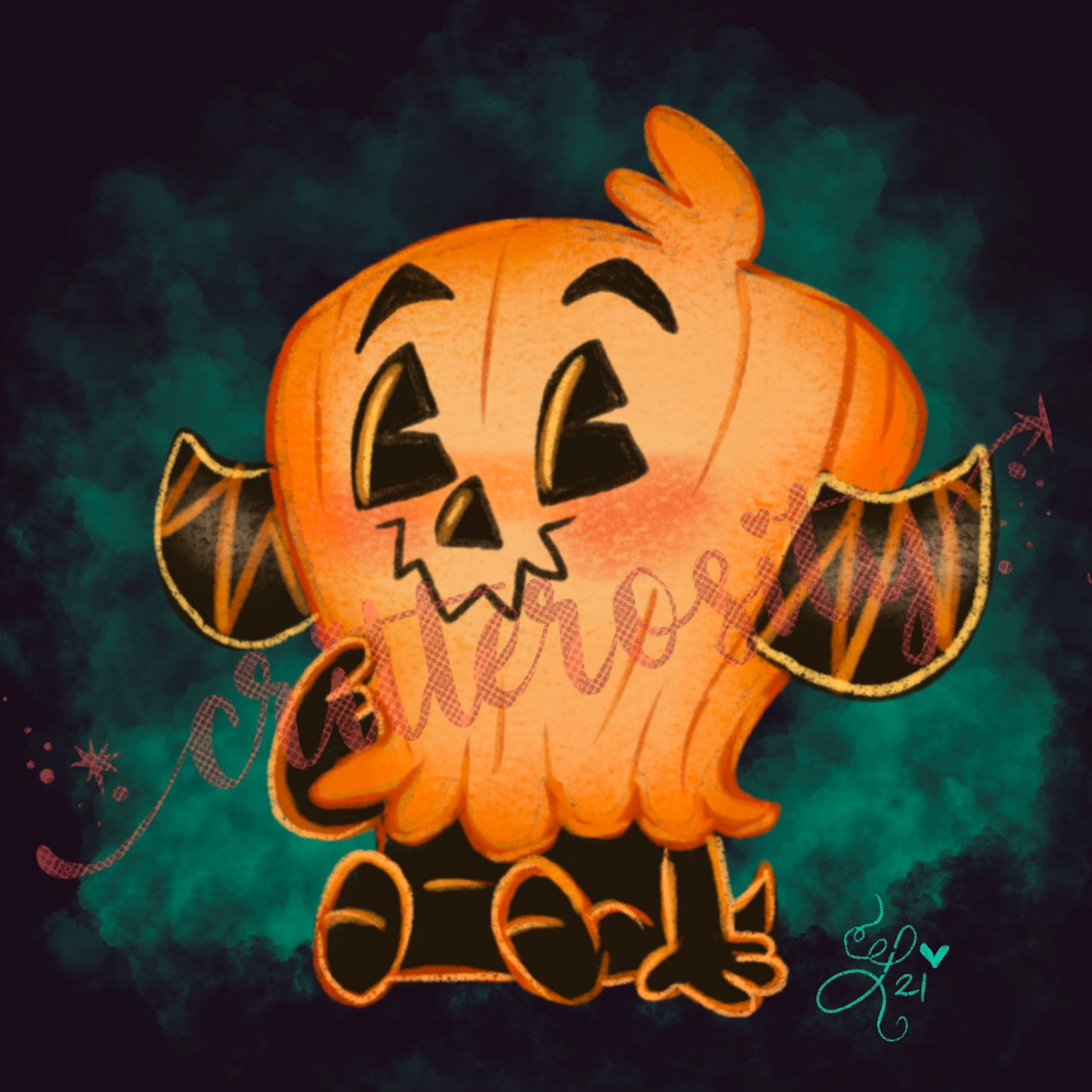 Pumpkin Squatch Design