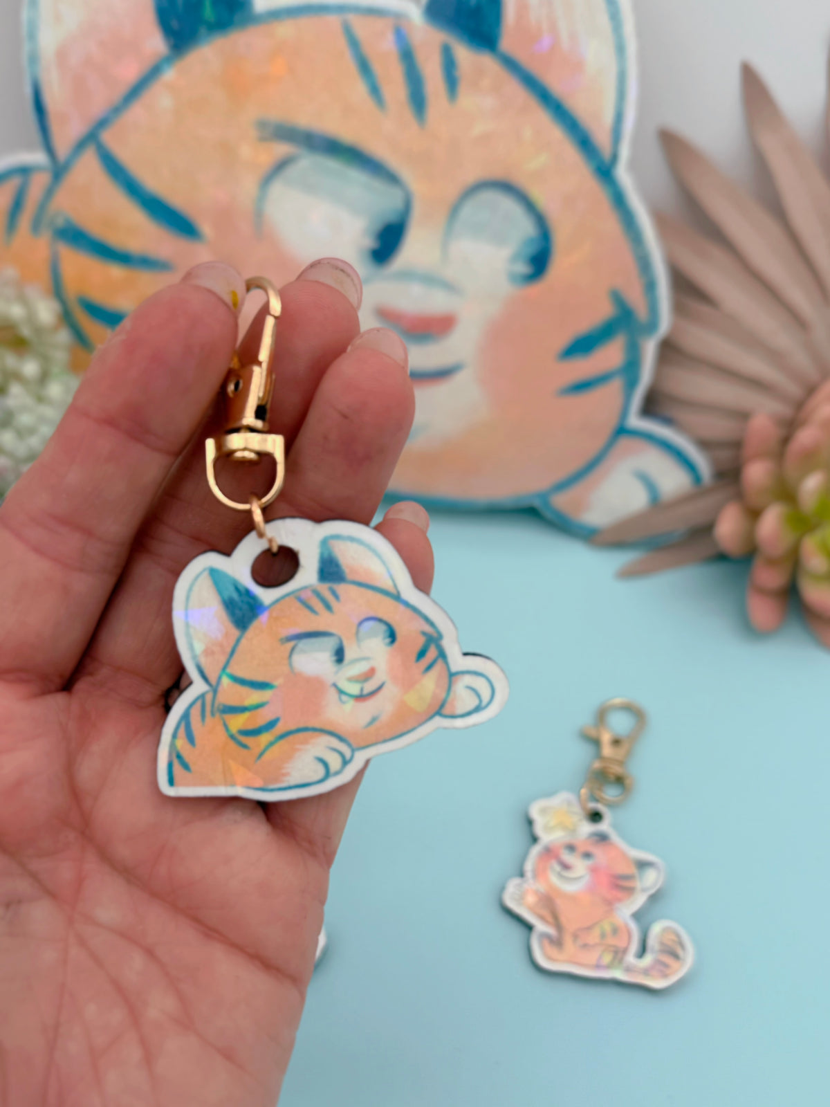 Little Tiger Bag/Journal Charm