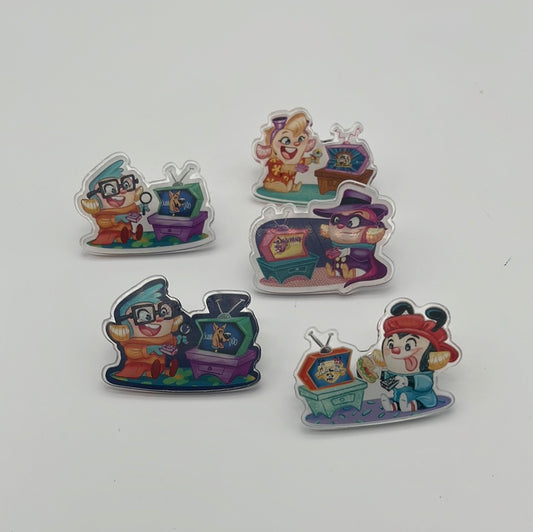 Acrylic Toon In Pins