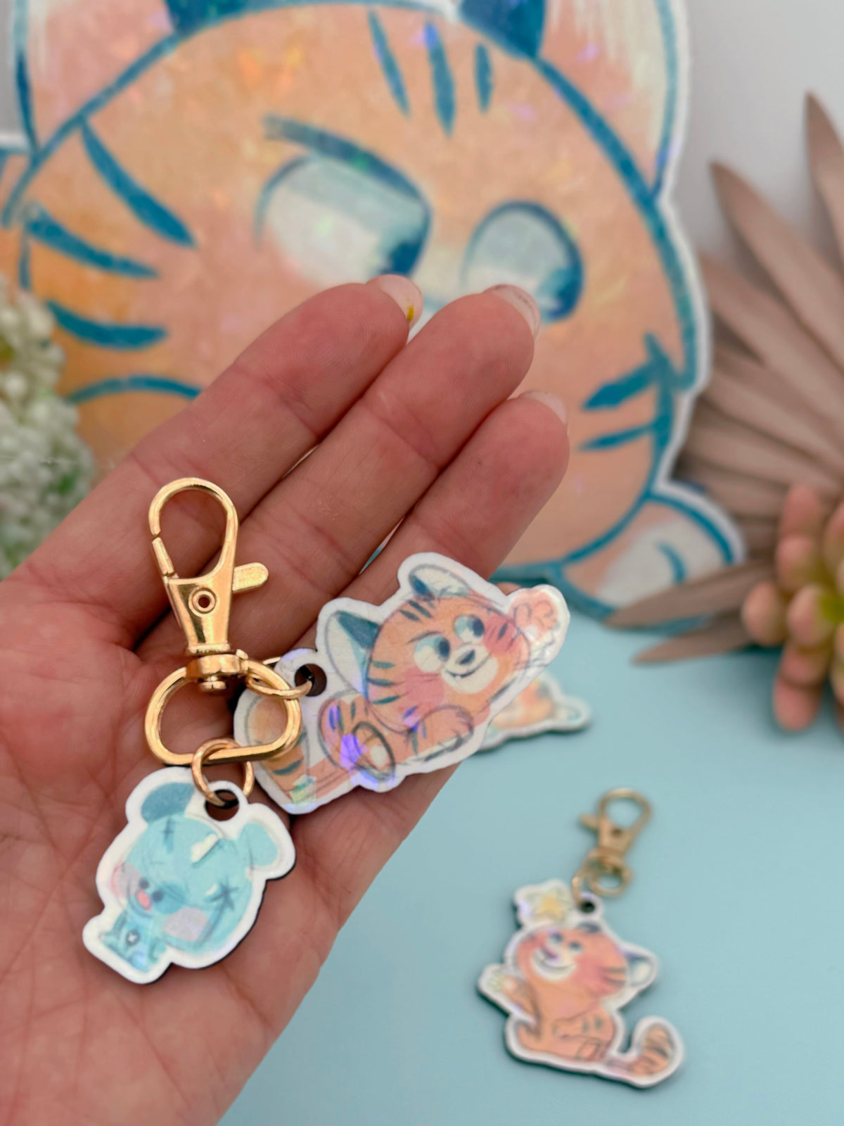 Little Tiger Bag/Journal Charm