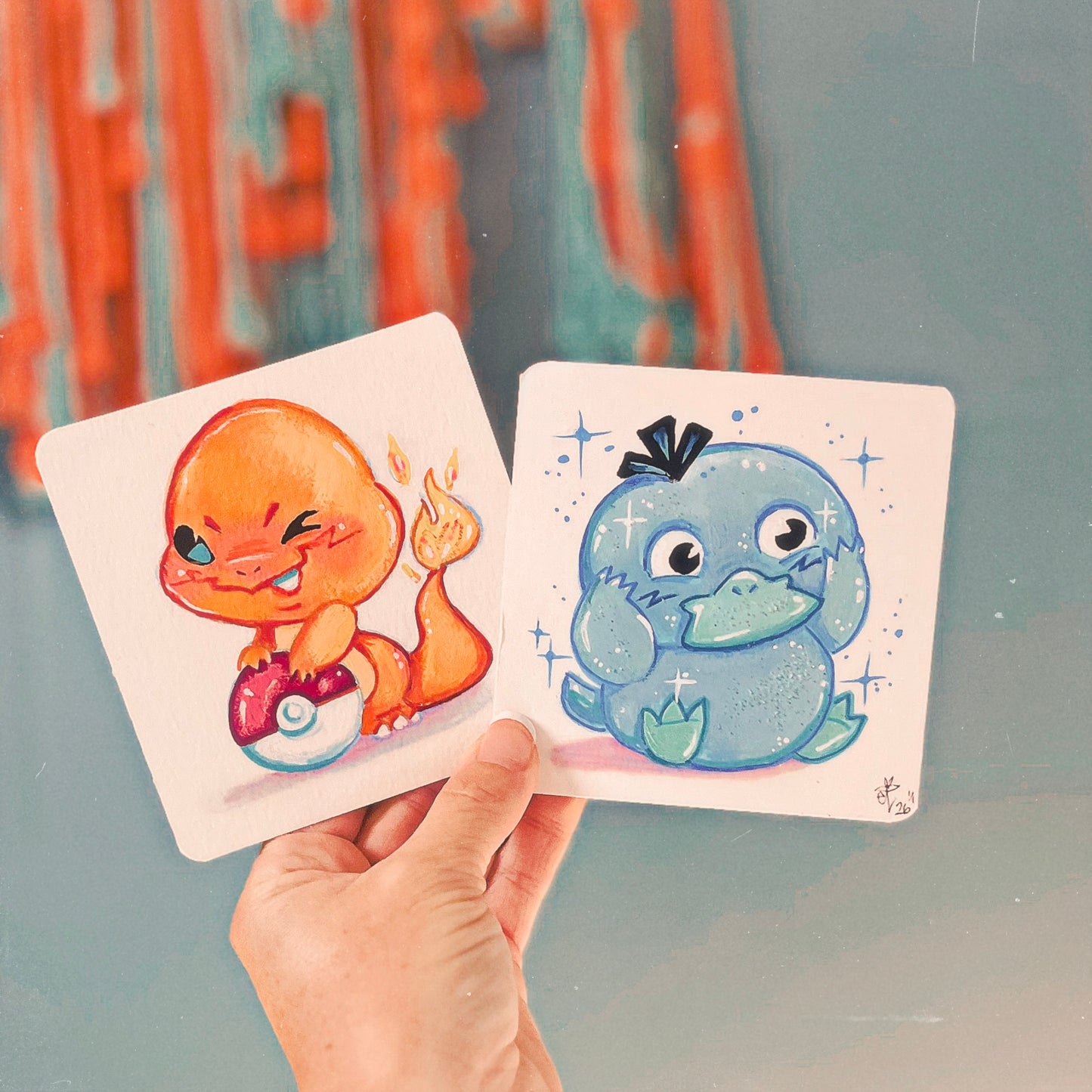 Original ACEO - ANY Cute or starter Pokémon