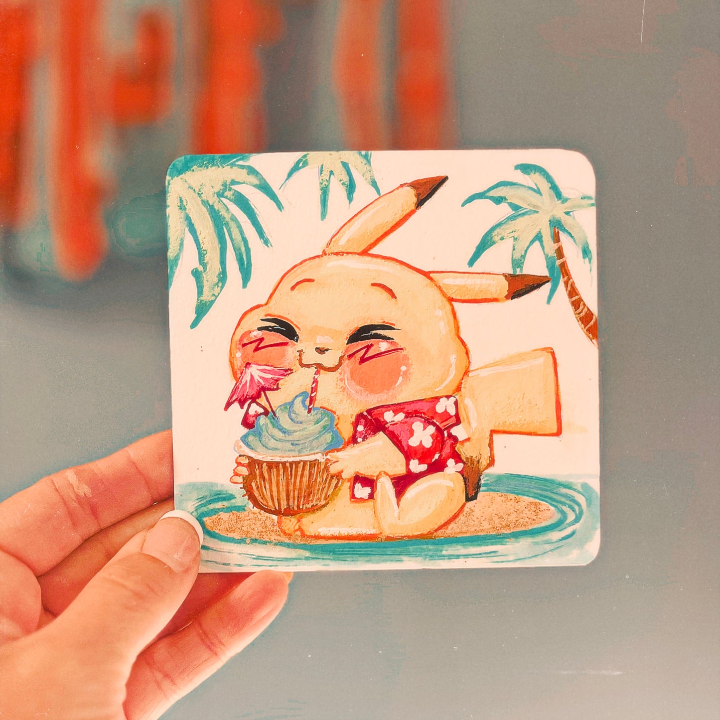Original ACEO - ANY Cute or starter Pokémon