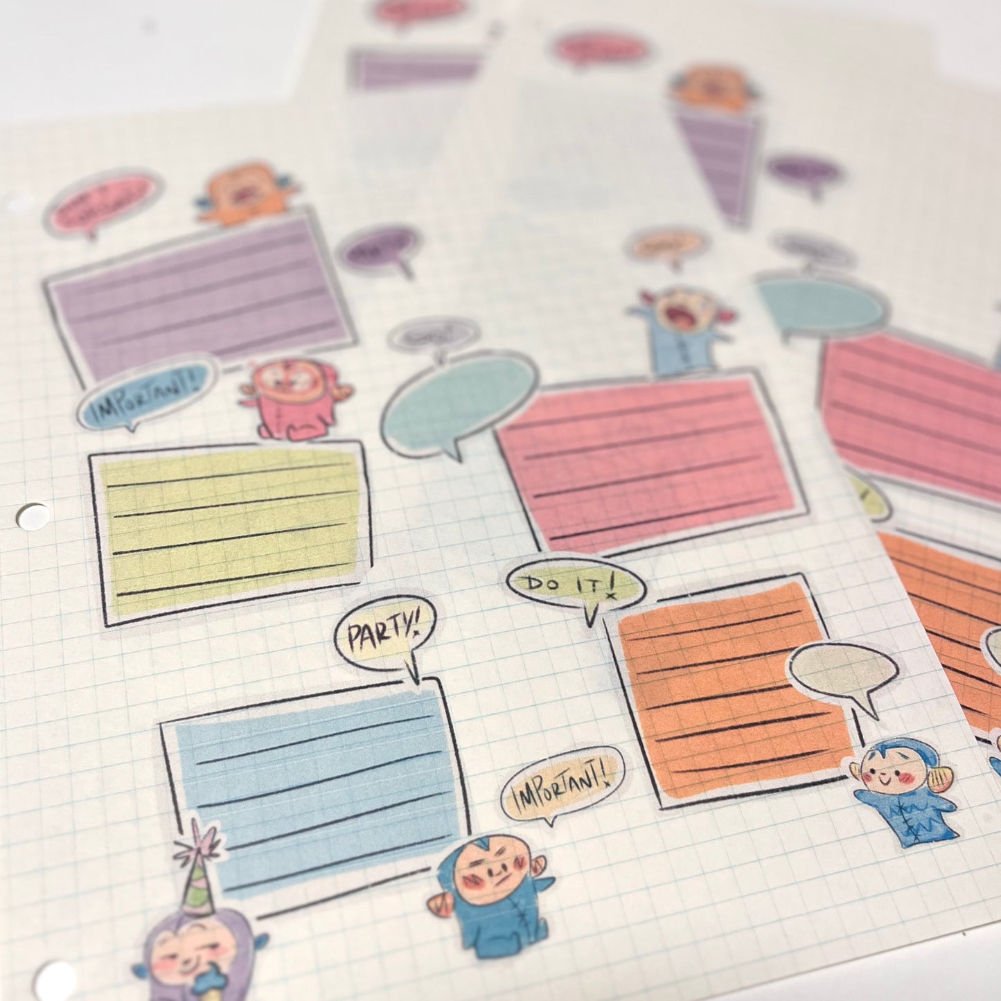 Stationery Set: Reminder Squatches