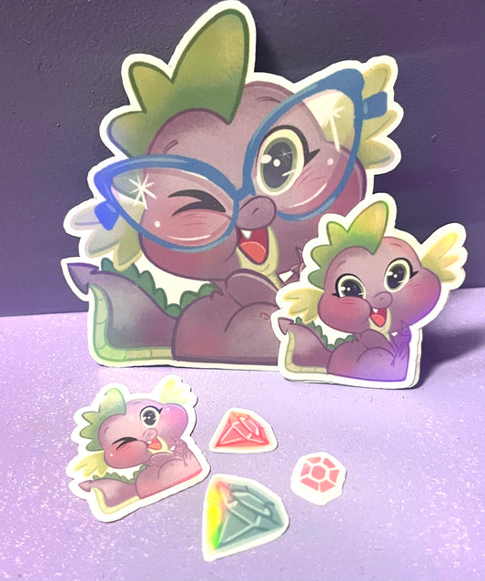 My Little Purple Dragon - Planner Stickers