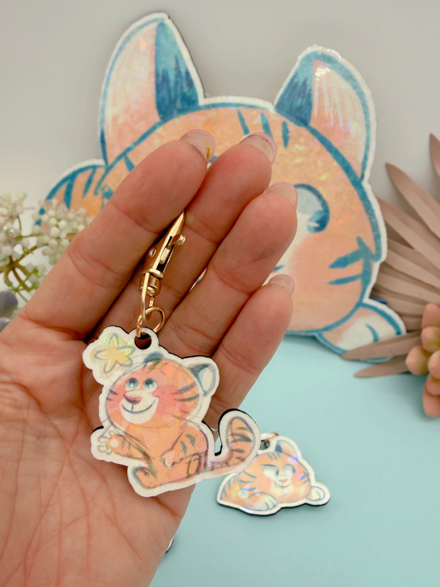 Little Tiger Bag/Journal Charm