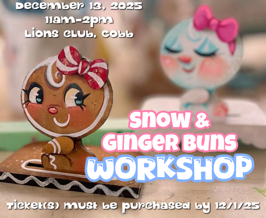 Sip & Paint 12/13/25 Workshop at Lions Club, Cobb, CA