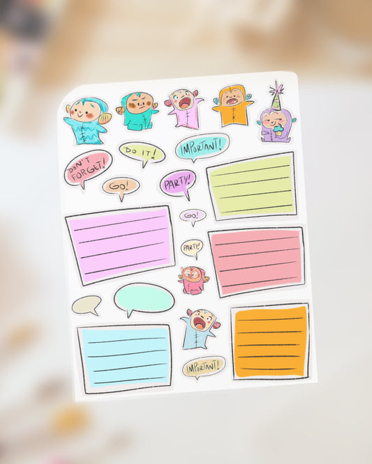 Squatch Reminders - Sticker Sheet