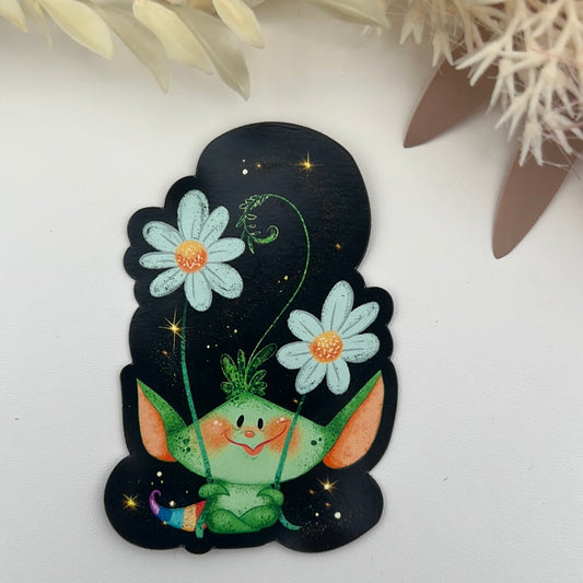 Baby Florettle With 2 Flowers Magnet