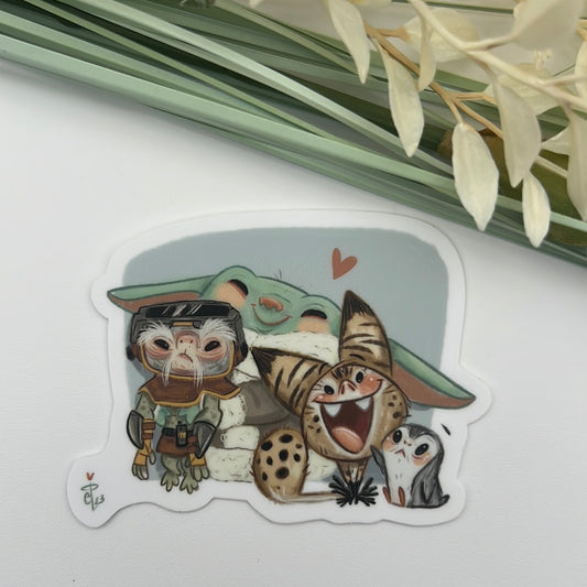 Group Of Cuties All Sticker