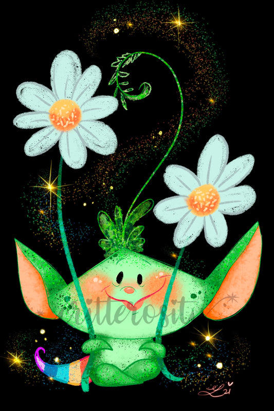 Baby Florettle with 2 Flowers Design