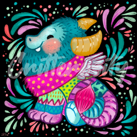 Swirly Alebrije Design