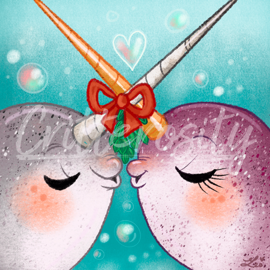 Narwhal Kiss Design
