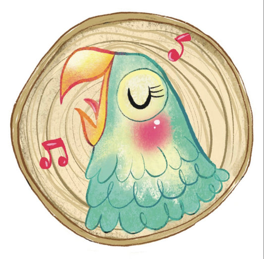 Tiki Bird Singing Design